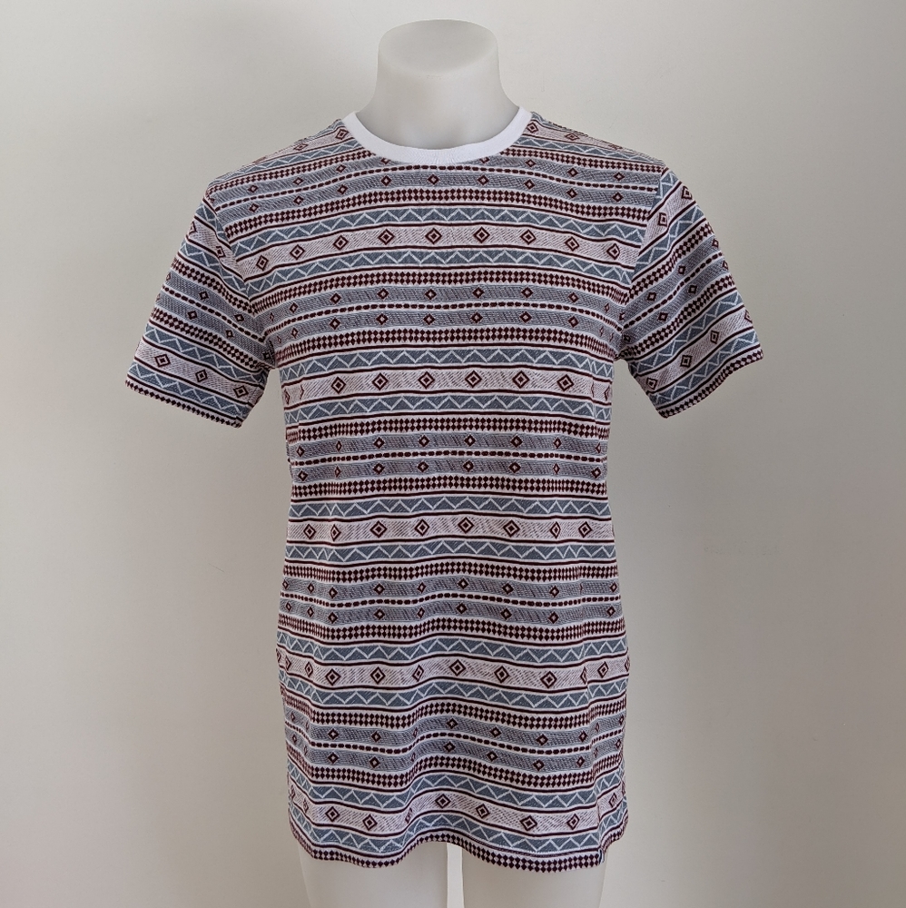 1901 Patterned Short Sleeve T-Shirt, M